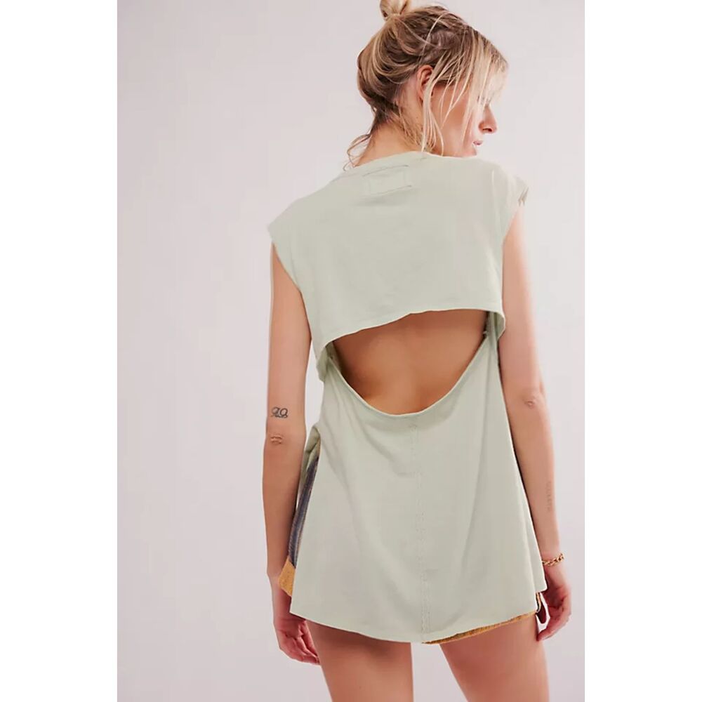 Free People We The Free Instant Fave Tunic in Mint, XL (D1)